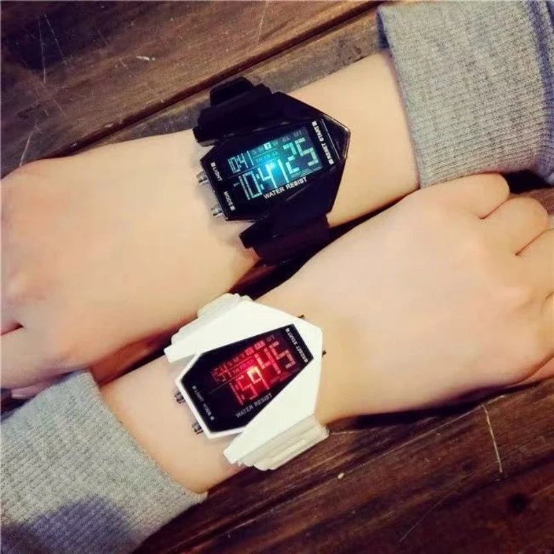 Multi-Function Digital Aircraft Watch