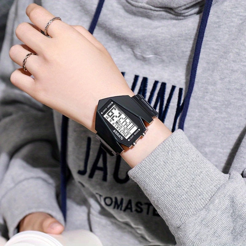 Multi-Function Digital Aircraft Watch