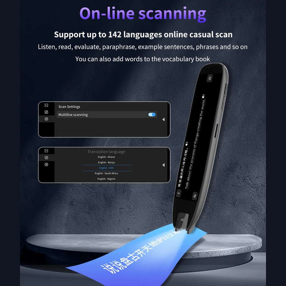 S65pro Dictionary Translation Pen Scan Reader Device